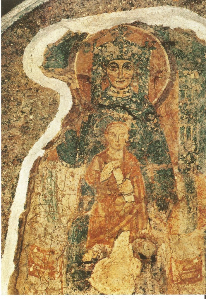 Madonna and Child in 4th-cent Basilica San Clemente