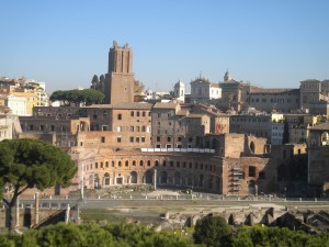 Rome's layers: ancient, Medieval, Renaissance, modern, all jumbled together in an insoluble stack of meaning and contradictions.