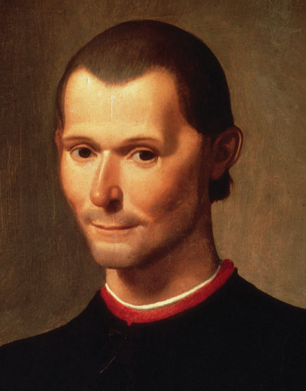 Portrait of Machiavelli.